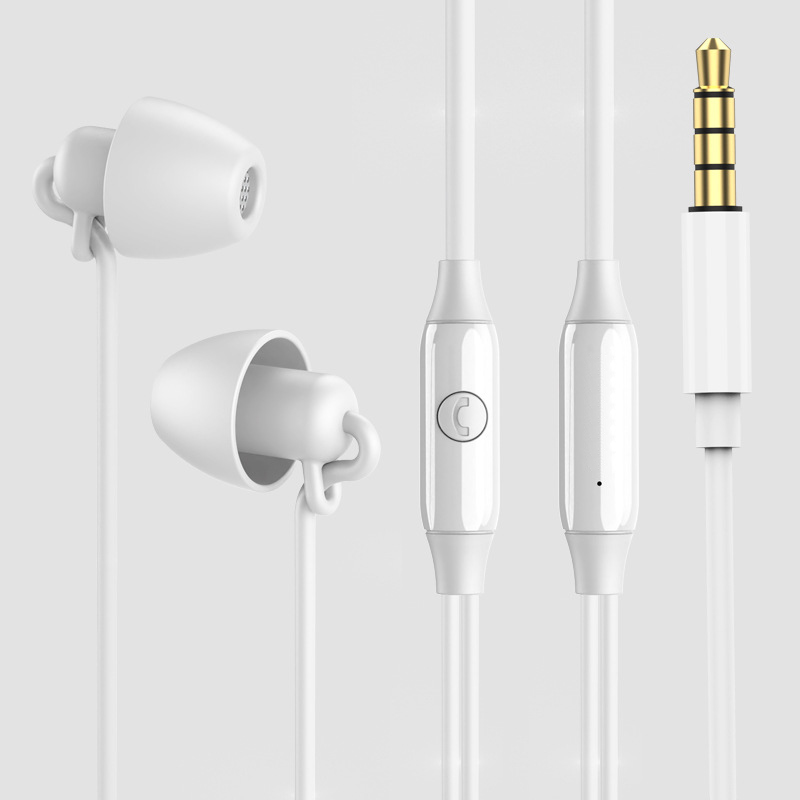 3.5mm in-ear wired sleep headphones